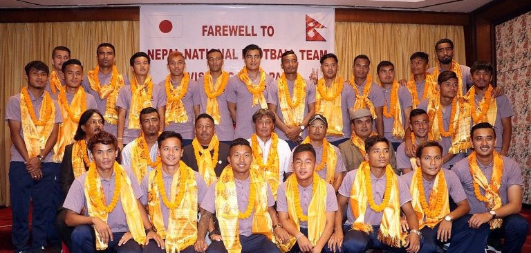 नेपाली फुटबल टोली आज जापान जाँदै 
